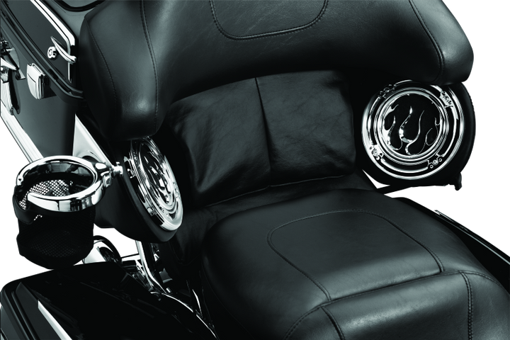 Kuryakyn Passenger Drink Holder With Basket 14-Up Touring Right Side Chrome