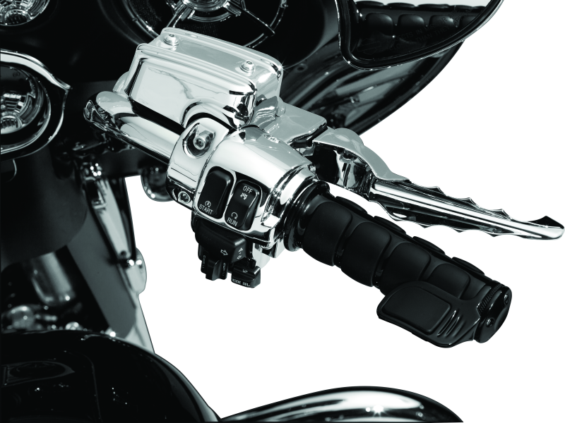 Kuryakyn ISO Grips Without Throttle Boss Throttle-By -Wire Black