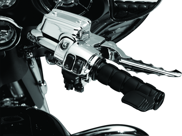 Kuryakyn ISO Grips Without Throttle Boss Throttle-By -Wire Black