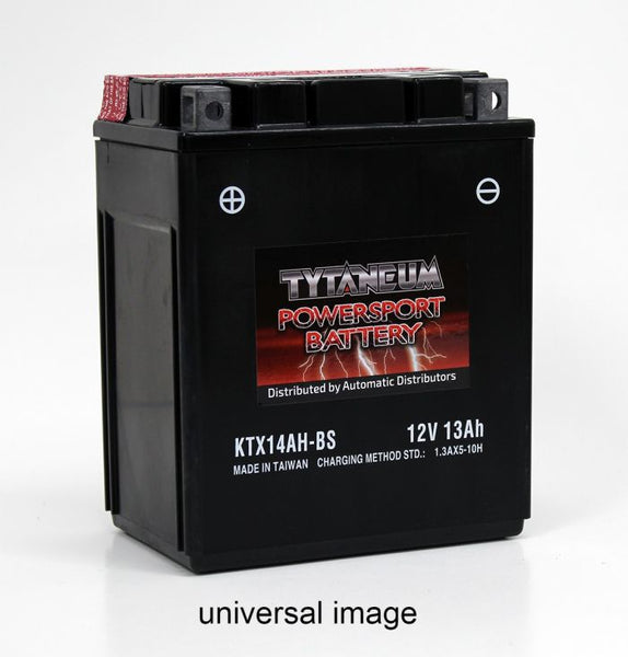 Tytaneum KIX30L-BS Maintenance-Free AGM Battery