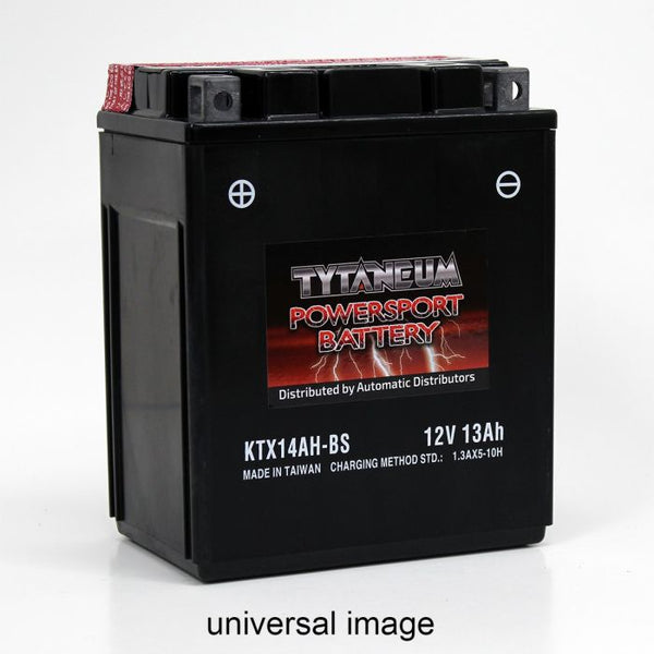 Tytaneum KTX14AH-BS-FA AGM Battery