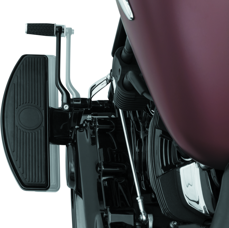 Kuryakyn Driver Floorboard Spacers 18-Up Softail Models Gloss Black