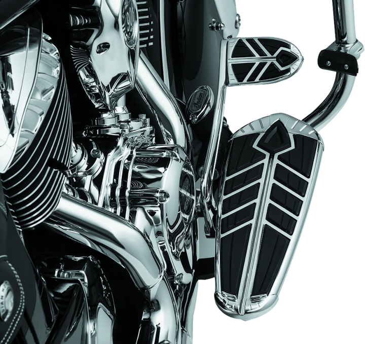 Kuryakyn Spear Brake Pedal Pad For 14-23 Indian Models Chrome
