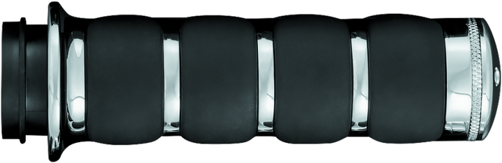 Kuryakyn ISO Grips Without Throttle Boss Throttle-By-Wire Chrome