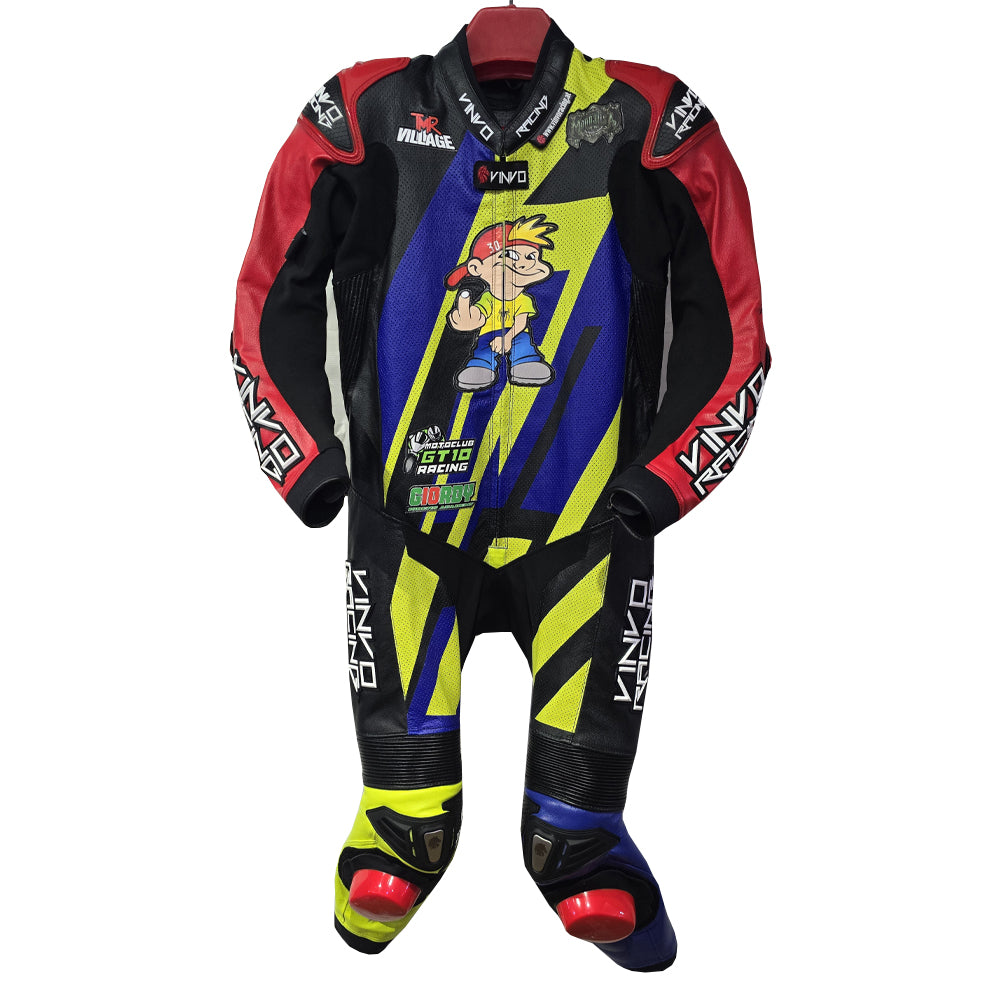 Custom Kangaroo Leather Race Suit