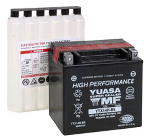 Yuasa YTX14H-BS High-Performance AGM Battery