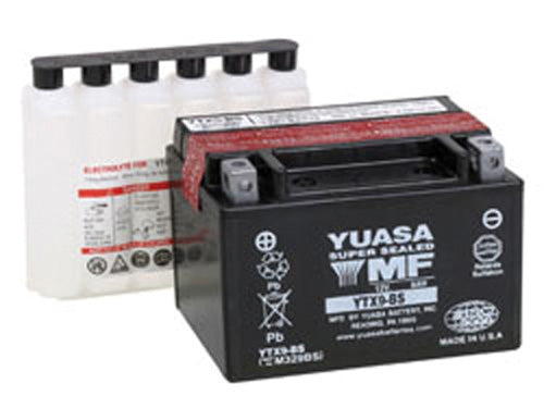 Yuasa YTX9-BS Maintenance-Free AGM Battery