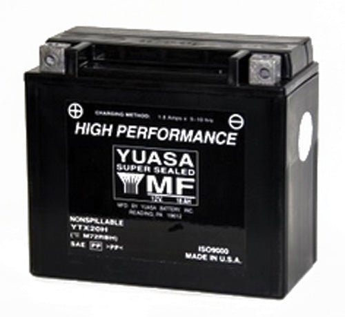 Yuasa YTX20H High-Performance AGM Battery