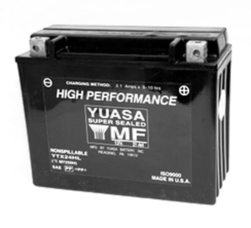 Yuasa YTX24HL High-Performance AGM Battery