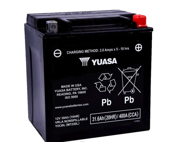 Yuasa YIX30L High-Performance AGM Battery