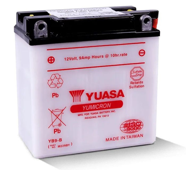 Yuasa YB9-B Conventional Battery