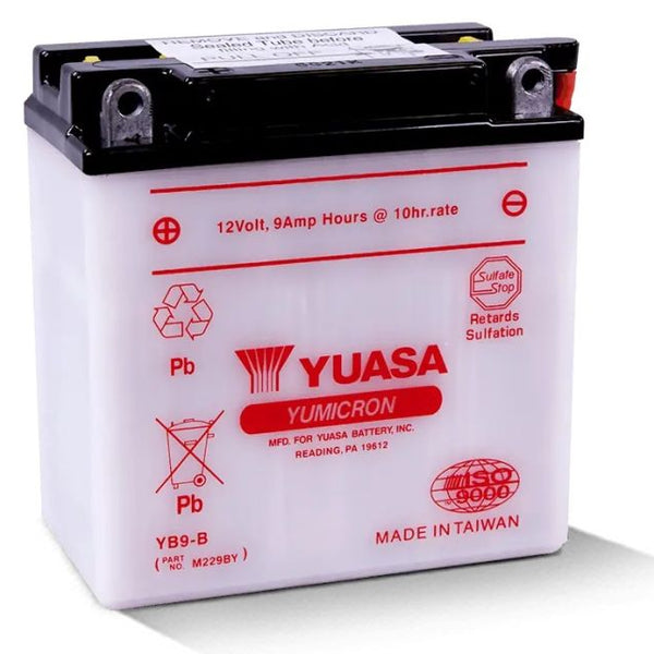 Yuasa YB9-B Conventional Battery