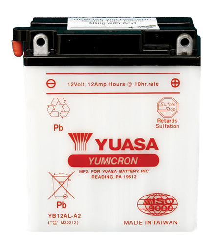 Yuasa YB12AL-A2 Conventional Battery