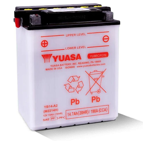 Yuasa YB14-A2 Conventional Battery