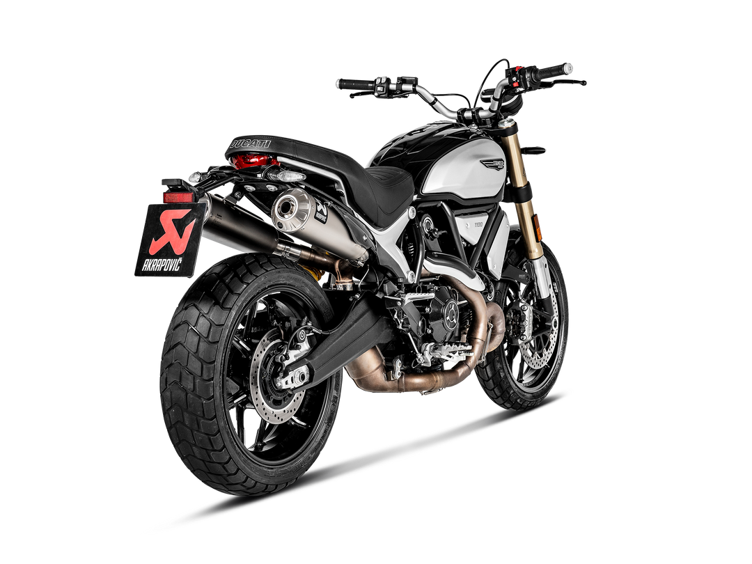 Akrapovic Slip-On Exhaust Ducati Scrambler 1100 2018-2020