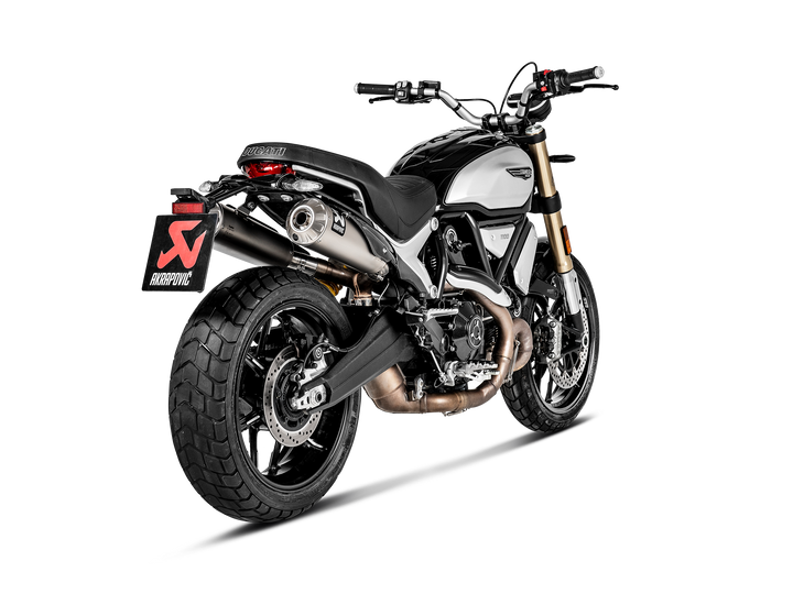 Akrapovic Slip-On Exhaust Ducati Scrambler 1100 2018-2020