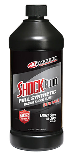 Maxima Full Synthetic Racing Shock Fluid Light 75/390 3wt (32oz)