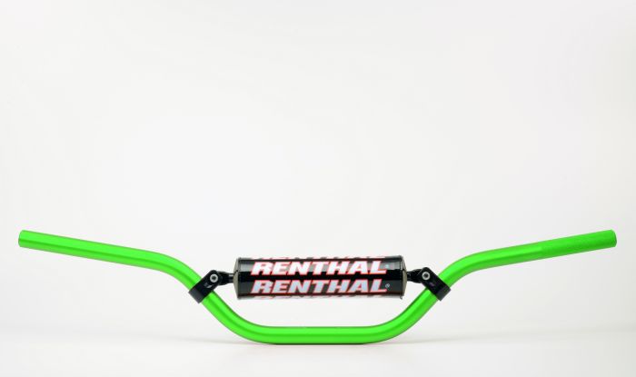 Renthal Series 784 Padded Handlebar — Aluminum 7/8" (28mm), Green