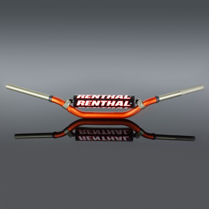 Renthal Twinwall RC (996) Padded Handlebar — 1-1/8" Oversize Aluminum, Orange