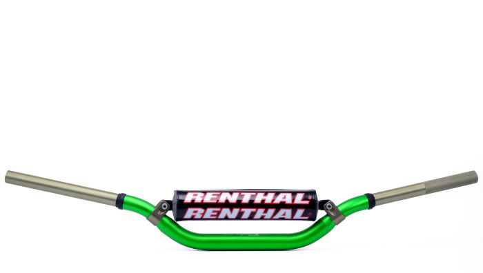 Renthal Twinwall Stewart (997) Padded Handlebar — 1-1/8" Oversize Aluminum, Green