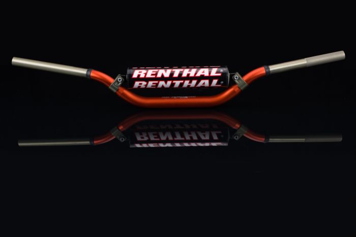 Renthal Series 998 Padded Handlebar — Aluminum 7/8" (28mm), Orange