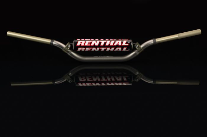Renthal Series 998 Padded Handlebar — Aluminum 7/8" (28mm), Titanium