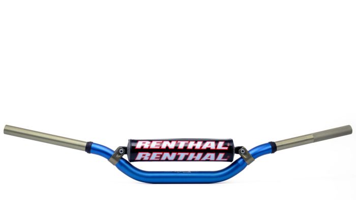 Renthal Twinwall McGrath / KTM Bend (999) Padded Handlebar — 1-1/8" Oversize Aluminum, Blue