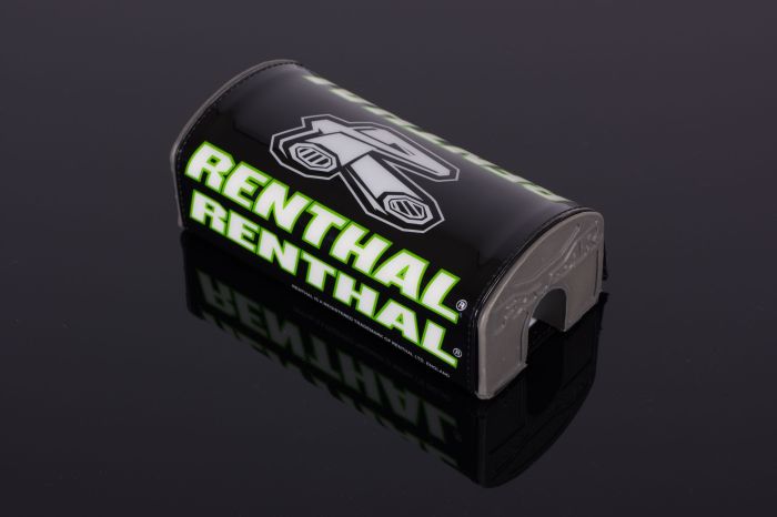 Renthal Handlebar Handlebar — Aluminum 7/8" (28mm), Black/White/Green
