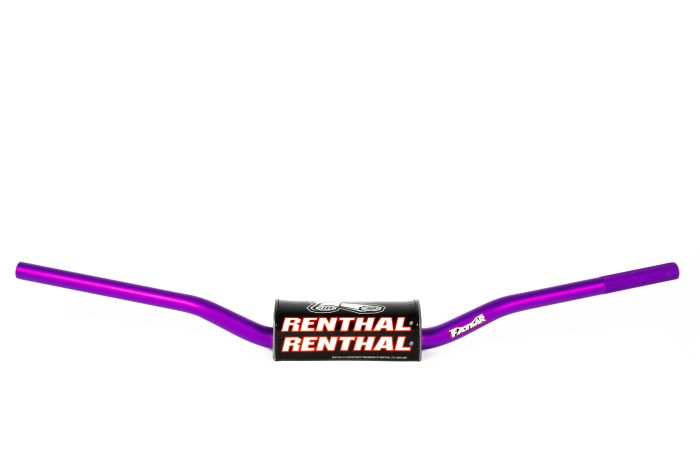 Renthal Twinwall YZ Bend (821) Handlebar — 1-1/8" Oversize Aluminum, Purple
