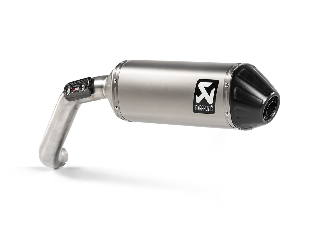 Akrapovic Offroad Slip-On Exhaust Moto Guzzi V85 TT 2019-2024