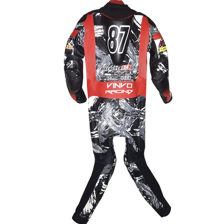 Custom Cowhide Leather Race Suit