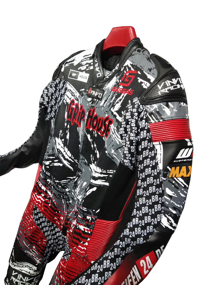 Custom Cowhide Leather Race Suit