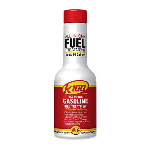 K100 G+ All-in-One Gasoline Fuel Treatment (8oz)
