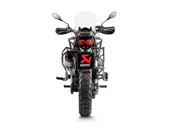 Akrapovic Offroad Slip-On Exhaust Moto Guzzi V85 TT 2019-2024