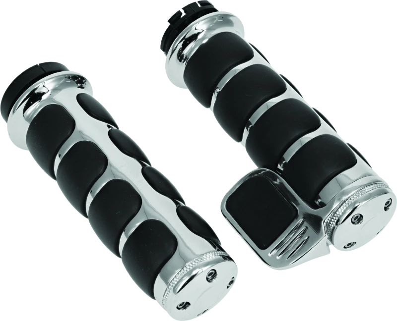 Kuryakyn ISO Grip With Throttle Boss Dual Cable Chrome