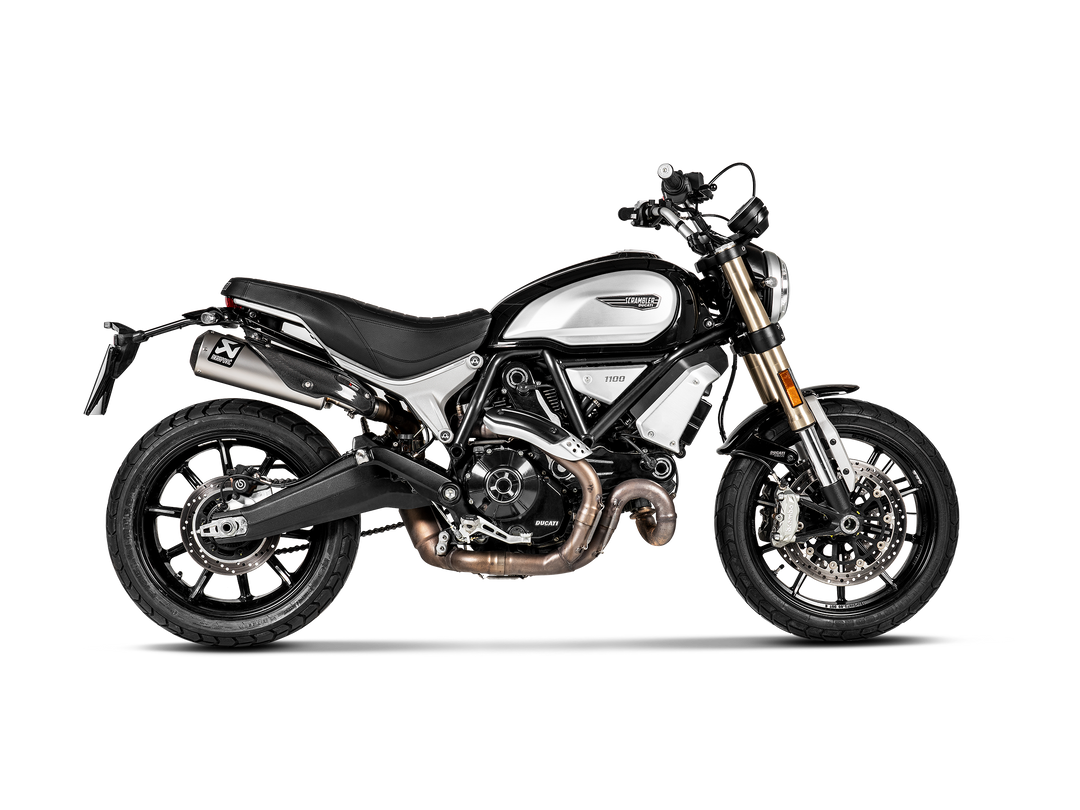 Akrapovic Slip-On Exhaust Ducati Scrambler 1100 2018-2020