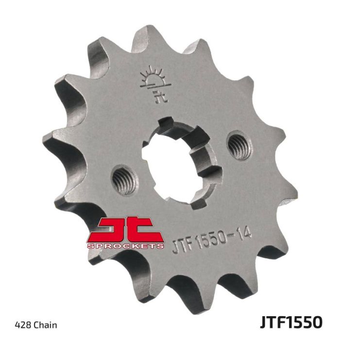 JT Sprockets 428 Steel Front Sprocket, 14T (JTF1550.14)