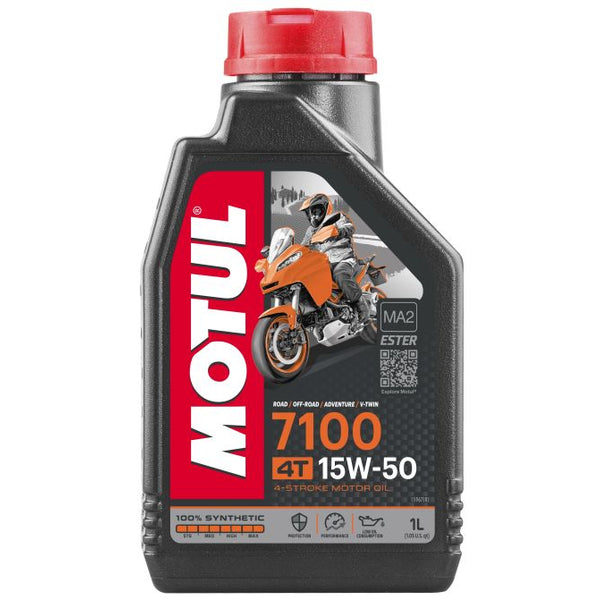 Motul 7100 4T Full Synthetic — 15W-50 (1L)