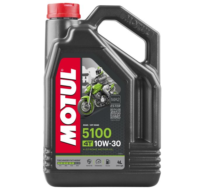 Motul 5100 4T Semi-Synthetic — 10W-30 (4L)