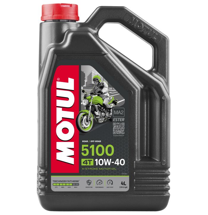 Motul 5100 4T Semi-Synthetic — 10W-40 (4L)