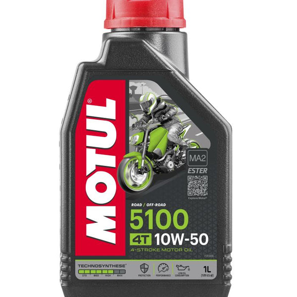 Motul 5100 4T Semi-Synthetic — 10W-50 (1L)