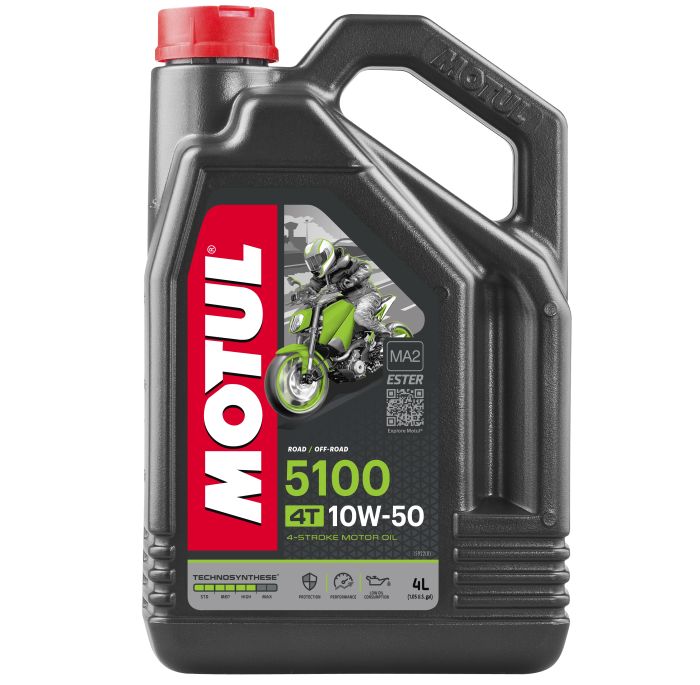 Motul 5100 4T Semi-Synthetic — 10W-50 (4L)
