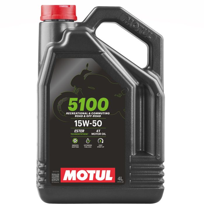 Motul 5100 4T Semi-Synthetic — 15W-50 (4L)