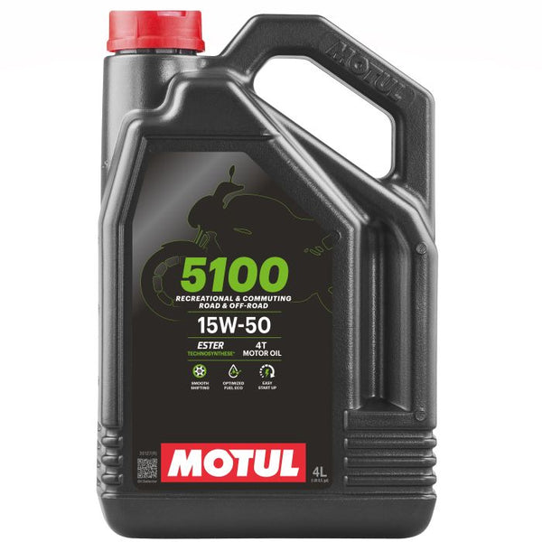 Motul 5100 4T Semi-Synthetic — 15W-50 (4L)