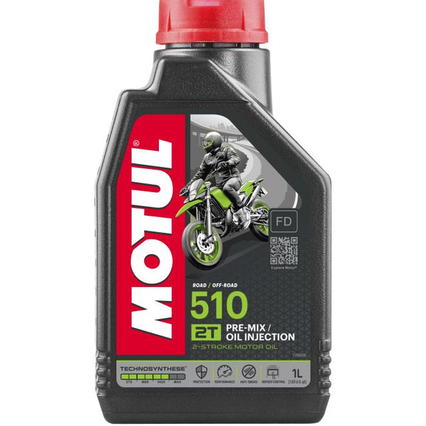 Motul 510 2T Semi-Synthetic Premix — 1L