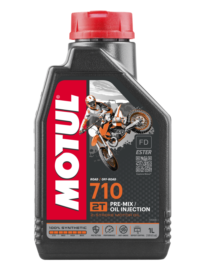 Motul 710 2T Full Synthetic Premix — 1L