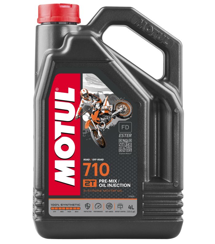 Motul 710 2T Full Synthetic Premix — 4L