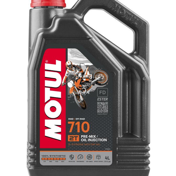 Motul 710 2T Full Synthetic Premix — 4L