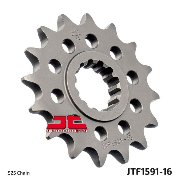 JT Sprockets 525 Steel Front Sprocket, 16T (JTF1591.16)
