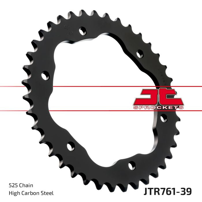 JT Sprockets Steel Rear Sprocket — JTR761.39 (39T)